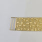 Designer 10K Yellow Gold Nugget watch Men Women Real Genuine