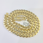 Real 10k Royal Monaco Chain 7mm 16-24 inches Necklace Yellow Gold Box Clasp