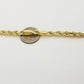 10k Yellow Gold Milano Rope Chain bracelet 7.5" 5mm real gold