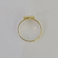 Real 10k Nugget Ring Band Wedding Engagement Women Yellow Gold