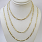 Real 14k Solid Gold Chain Figaro Link Necklace 3mm 18"-28" Men Women 14kt