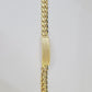 Real 10K Yellow Gold ID Bracelet Miami Cuban Link Solid 12mm 8" 8.5" 9" inches