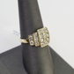 Real 10k Yellow Gold Ring Wedding Engagement Casual 10Kt