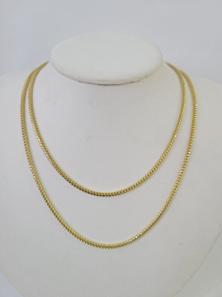 10K Gold Palm Chain Solid 2mm 18