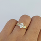 Real 10k Yellow Gold Ring Wedding Engagement Casual 10Kt Genuine