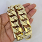 Real 10k Miami Cuban Link Bracelet Solid Gold 20mm 9.5" Lobster Lock Yellow