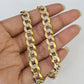 14k Gold Solid Cuban Curb Link Chain Necklace REAL 8mm 20-30 Inches Diamond Cuts