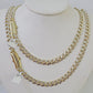 Real 10k Royal Monaco Chain 6mm Diamond Cut 18-26 inches Yellow Gold