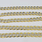 14k Gold Solid Cuban Curb Link Chain Necklace REAL 8mm 20-30 Inches Diamond Cuts