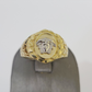 10k Medusa Head Ring Yellow Gold Men Real Genuine