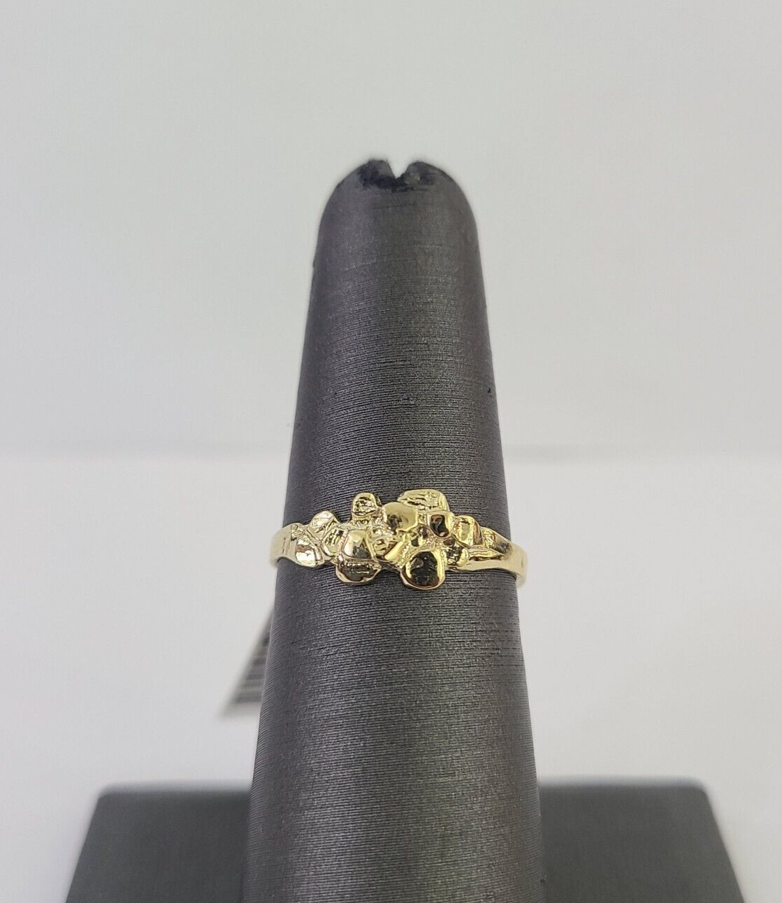 Real 10k Nugget Ring Yellow Gold Casual Ring 10kt Genuine