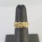 Real 10k Nugget Ring Yellow Gold Casual Ring 10kt Genuine Kids