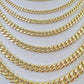 10k Gold Miami Cuban Link Chain Necklace 3mm-10mm 20-30 Inches 10kt Real Yellow