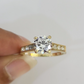 Real 10k Yellow Gold Ring Wedding Engagement Casual 10Kt Genuine