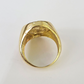 10k Jesus Head Ring Yellow Gold Men Real Genuine