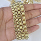 10k Byzantine Chain Yellow Gold Necklace 4mm-7mm 20-30 Inches Real Men Women