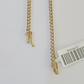 10k Diamond Chain Necklace Yellow Gold Men Women Real Genuine