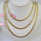 Real 14k Royal Monaco Link Chain 7mm 20-26 inches Yellow Gold Genuine