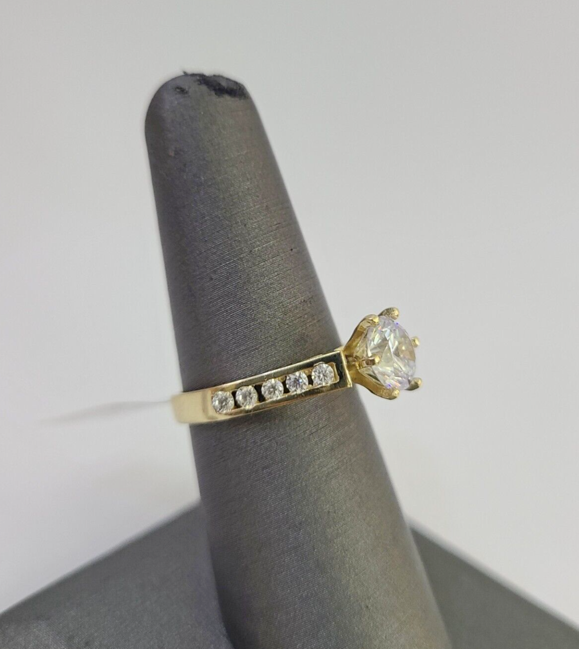 Real 10k Yellow Gold Ring Wedding Engagement Casual 10Kt Genuine