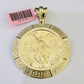 REAL 14k Yellow Gold Centenario Style Coin in Bezel 50 Pesos 1947 Pendant