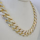 Real 10k Royal Monaco Chain 15mm Diamond Cut 24 inches Yellow Gold Necklace