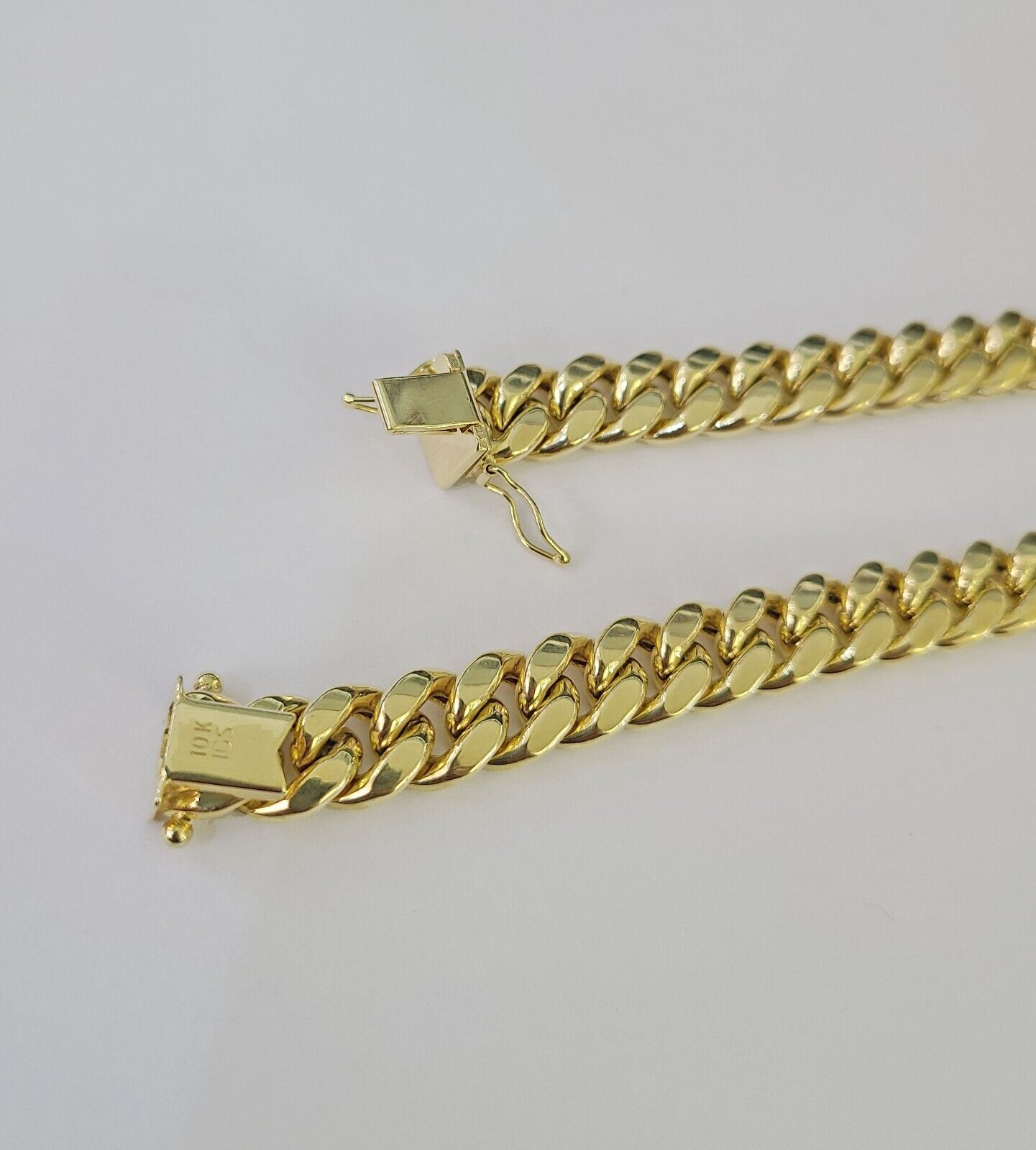 10k Real Miami Cuban Royal Link Chain 26 inch 9mm Genuine Yellow Genuine