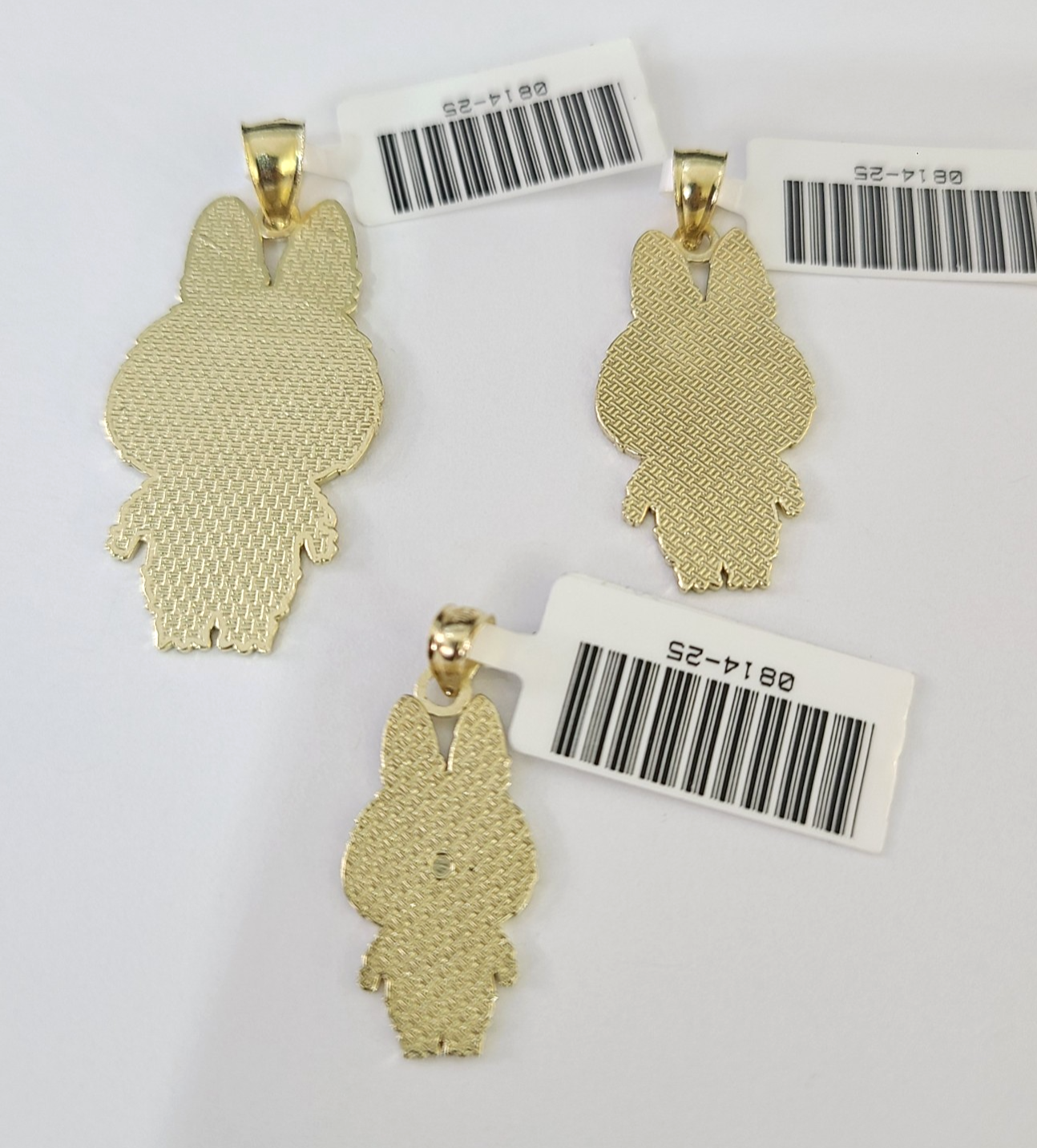 10k Cartoon Monster Charm Pendant Men Women 10kt Real Yellow Gold