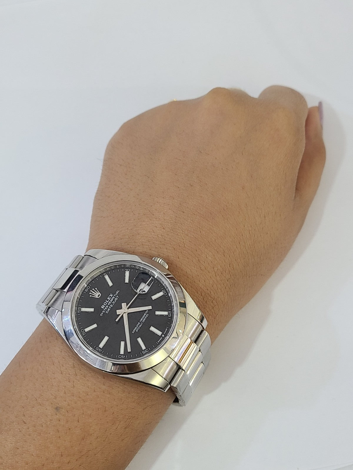 Rolex Datejust All Original 41mm Men Watch 126300 with Box Card