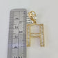 Real 10k Gold Diamond Letter "H" Initial Alphabet Charm/Pendant Yellow Real