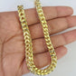 10k Franco Bracelet 6mm 8" Inch Yellow Gold Men Women Link Real 10kt
