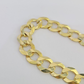 10k Solid Cuban Curb Link Bracelet Gold 8mm 8 Inches Real Yellow Gold