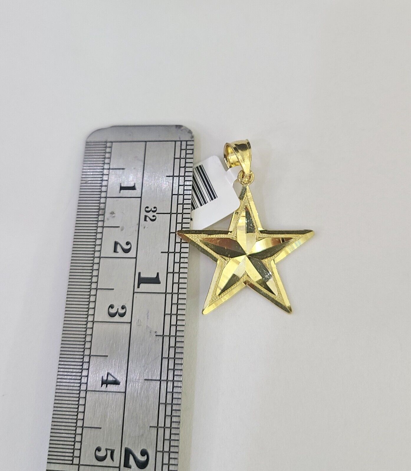 10k 2.5mm Rope Chain Star Pendant 18"-30" Yellow Gold Set Charm Necklace