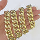 10k Yellow Gold Miami Cuban Link Chain Necklace 14mm 18-26 Inches Real