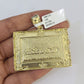 Real 10k Rope Chain Last Supper Charm Set 8mm 20"-30" Inch Necklace Gold