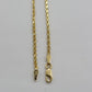 18k Yellow Gold Rope Chain 2mm 16"-24" Inch Real Gold 18kt All Sizes