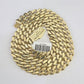 Real 10k Royal Monaco Chain 9mm 20-30 inches Necklace Yellow Gold Box Clasp