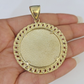 10k Centenario Coin Charm Yellow Gold 50 Pesos 1947 Mexico/Mexican Coin 2.25"