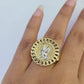 Real 10k Ring Eagle Fancy Design Yellow Gold Men Casual 10kt