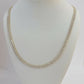 10k Yellow Gold Chain Real Tennis Necklace 18" 20" 22" Two-row Stone Mens Women