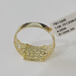 10k Nugget Ring Yellow Gold Women Men Real Genuine 10Kt