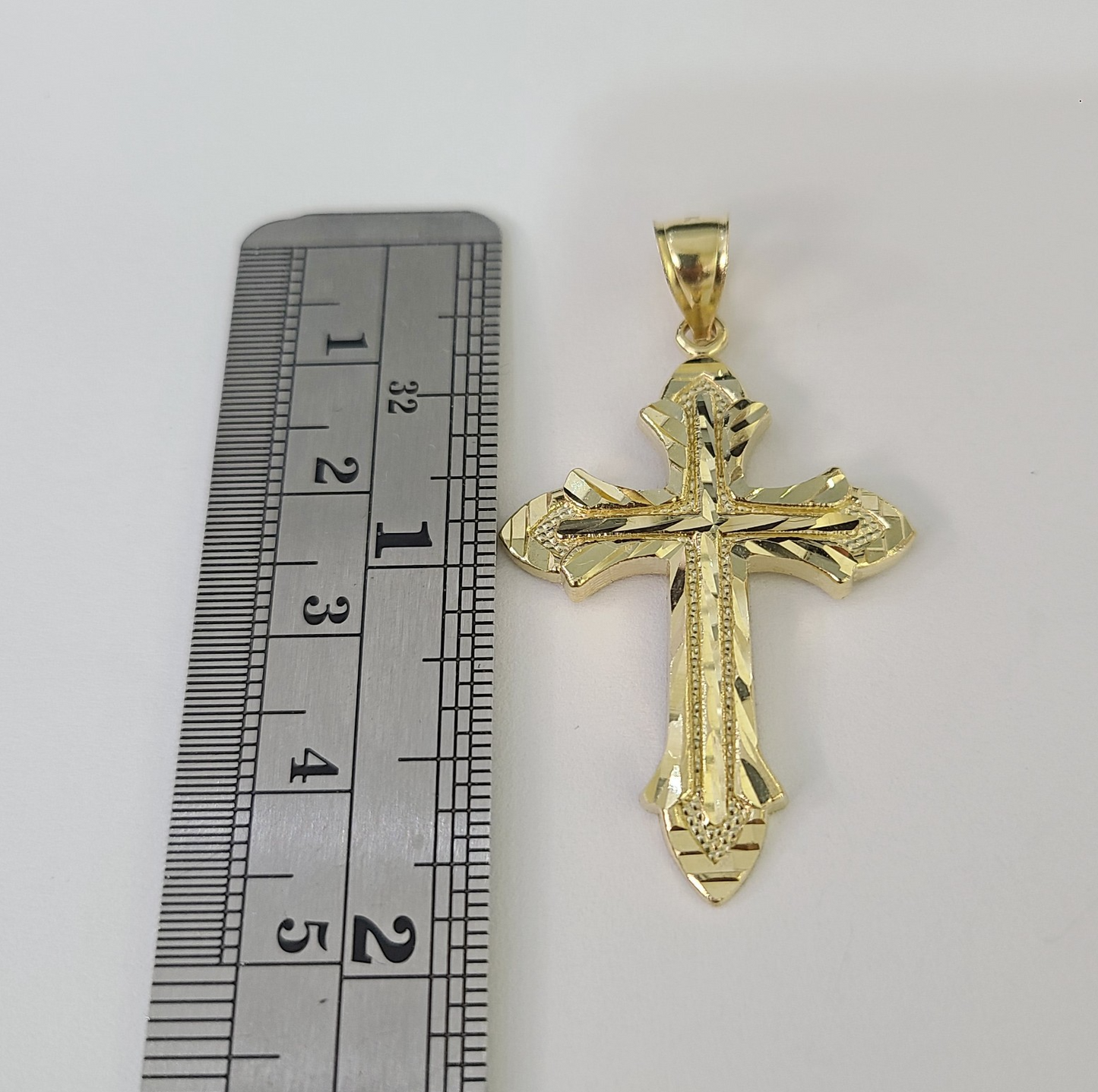 Real 10k Rope Chain Jesus Cross Charm Necklace Pendant Set 5mm 18"-28" Gold