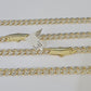 Real 10k Royal Monaco Chain 6mm Diamond Cut 18-26 inches Yellow Gold