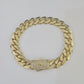 Real 10k Gold Monaco Bracelet 7mm-11mm 8"-8.5" 10kt Yellow