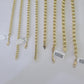 10k Byzantine Chain Yellow Gold Necklace 4mm-7mm 20-30 Inches Real Men Women