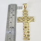 10K Franco Chain Jesus Crucifix Cross Pendant Charm Necklace 20"-28" 4mm Gold