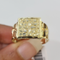 10k Nugget Ring Yellow Gold Women Men Real Genuine 10Kt