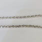 Real 10K Rope Bracelet White Gold Solid 3mm 7Inch Lobster Lock Unisex  Genuine