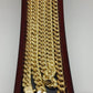 10k Gold Miami Cuban Necklace Bracelet set 8MM 22"-30" Bracelet 7.5"- 9"