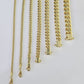 10k Gold Miami Cuban Link Chain Necklace 3mm-10mm 20-30 Inches 10kt Real Yellow