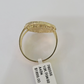 10k Last Supper Ring Yellow Gold Men Real Genuine